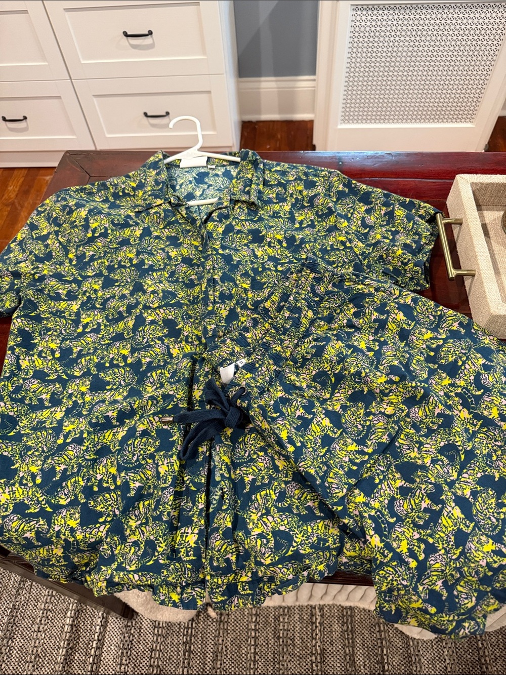 Kirrin Finch Navy Short-Sleeve Button Shirt and shirt set